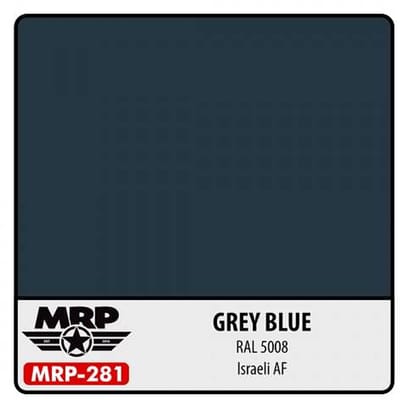Mr. Paint MRP-281 - Grey Blue - RAL5008 – 30 ml verf voor Airbrush & Detailwerk