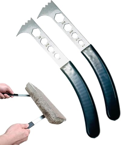 Tegel Verwijderaar - Stenen Blokken Tool - Terras Reparatie - Zwaar Belast Ontwerp - 23x3cm
