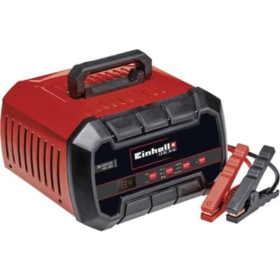 Einhell Acculader/Starter CE-BC 30 M - Laadvoltage: 12/24 V - Max. Laadstroom 12/24 V: 15/30 A - Accu's van min. 3 tot max. 600 Ah - Starthulp: 100 A (5 sec) - Geschikt voor Gel, AGM, Onderhoudsvrije loodzuur accu's