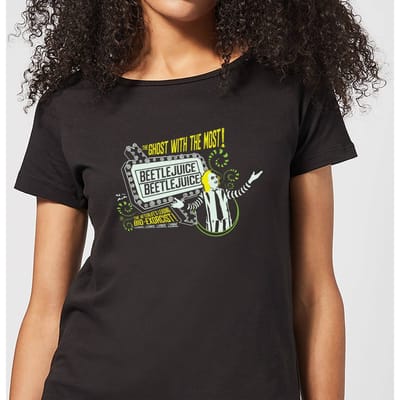 Beetlejuice The Ghost With The Most Women's T-Shirt - Black - XS - Zwart