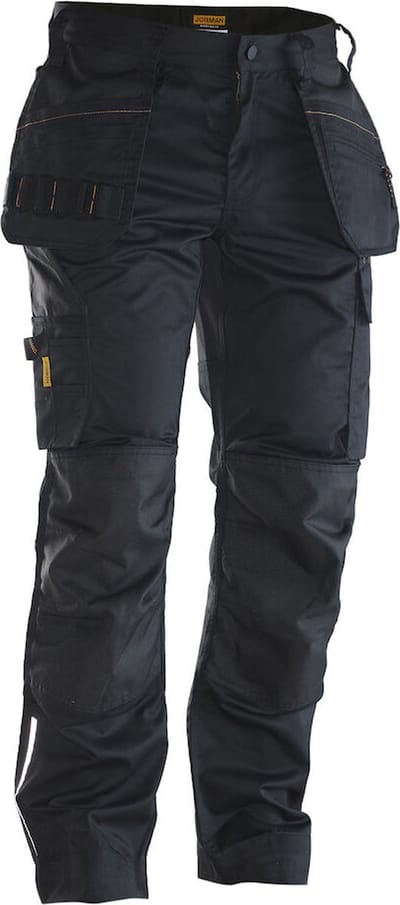 Jobman 2326 Craftsman Trousers Stretch 65232620 - Zwart/Zwart - C52