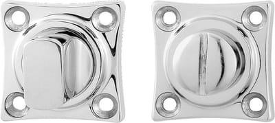 Toiletgarnituur - RVS gepolijst - RVS - GPF - Binnendeur - GPF0903.49 38x38x5mm stift 8mm RVS gepolijst