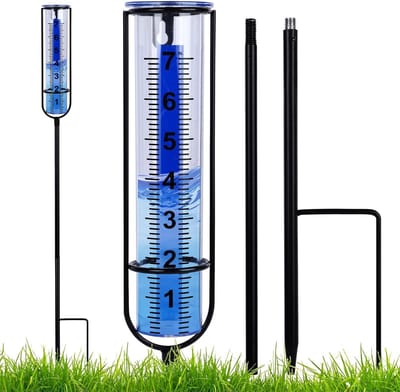 Afneembare Regenmeter voor Buitengebruik - Verstelbare Watermeter voor Tuin en Gazon