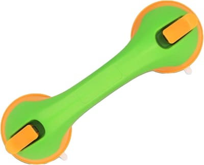 Veiligheidsbeugel - Douchegreep Steun - Extra Balans - Vergrote Zuignap - 30.7 cm - Groen
