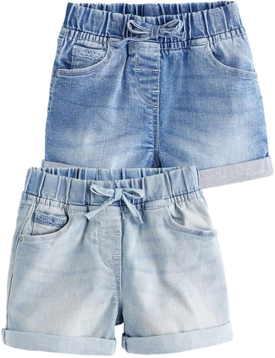 Next - Meisjes - Short met elastische taille - Blauw
