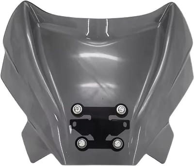Motorfiets Voorruit - Windscherm Deflector - Rijcomfort Verbeteren - Hoge Lichttransmissie - RKF125 2018-2022 - Zwart