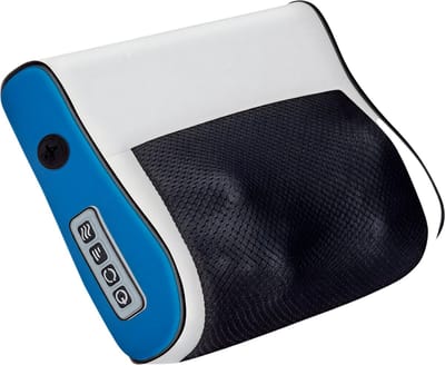 Multifunctioneel Nek- en Schoudermassageapparaat – Elektrisch Massageapparaat met 6 Warmte- en Kneedfuncties voor Nek, Schouders en Rug – Ontspanning, Pijnverlichting en Thuisgebruik-Blauw