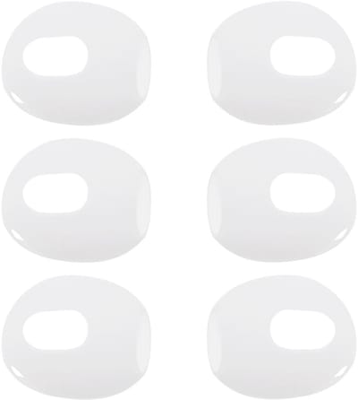 Dailygoods - Siliconen Oorkappen - Anti-slip Hoofdtelefoon Covers - Wit - Compatibel met AirPods 3 - 3 Paar Oorkappen - Voor Sport en Activiteiten