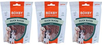 Proline Boxby duck slices, 90 gram - per 3 verpakkingen