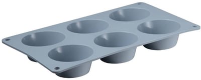 SAN IGNACIO Siliconen mal voor 6 muffins, ø26.8x16.5x3cm.