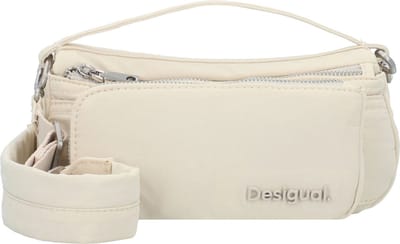 Desigual Schoudertas Handtas Basic Modular Monza Cross Body Bag Creme White Crème
