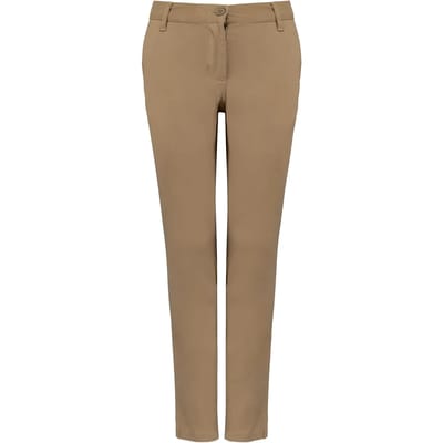Kariban Chinobroek voor meisjes K7006 - Camel - 10 jaar