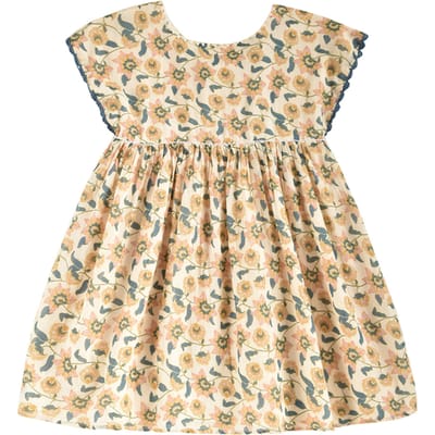 Louise Misha Dress Tapalpa Cream Flowers Size: 6Y | Dresses Outlet | Unisex | Creme