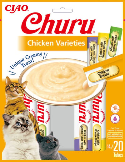 Inaba Churu kat Puree multipack Kip - 20 stuks