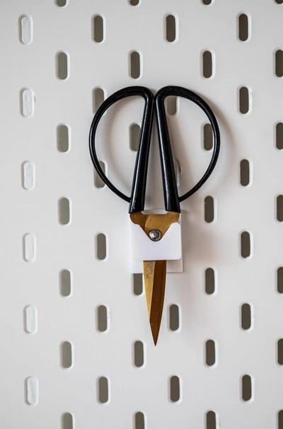 Schaar Houder - Opberg Accessoire - Knutselen en Kantoor - Eenvoudig Bevestigen - Set van 3 - Wit