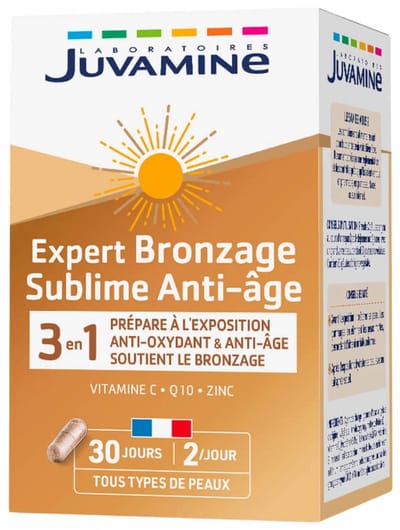 Juvamine Expert Bronzage Sublime Anti-Ageing 3in1 60 Capsules