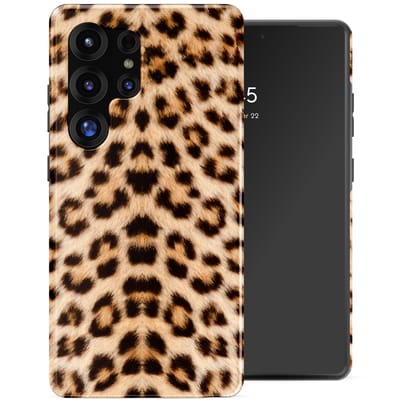 Selencia Hoesje - Geschikt voor Samsung Galaxy S25 Ultra - Backcover met Magnetische Ring - Wild Leo