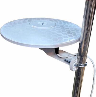 Digitale TV Antenne - Versterkte Antenne - Ontvangst Verbeteren - Omnidirectionele Ontvangst - 33dB High Gain - Wit
