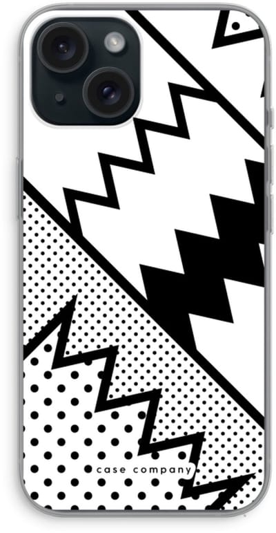 Case Company® - Hoesje geschikt voor iPhone 15 hoesje - Pop Art #5 - Soft Cover Telefoonhoesje - Bescherming aan alle Kanten en Schermrand