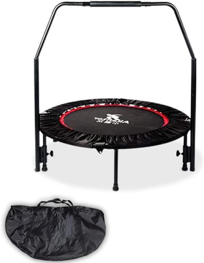 Fitness Trampoline - Indoor Rebounder - Thuis Sporten - Opvouwbaar Design - 40 inch - Zwart