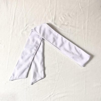 Bandeaux à nouer en coton bandeaux de sport extensibles bandeau de cheveux évacuant l'humidité Bandanas d'entraînement en cours d'exécution hommes femmes bandes blanc