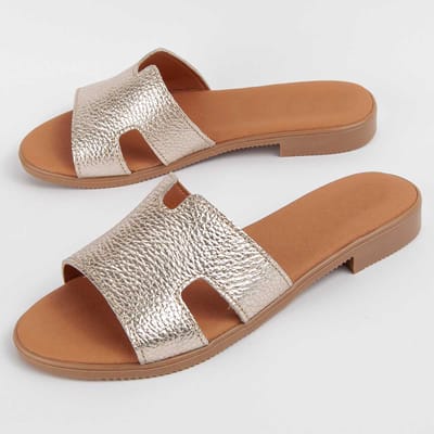 Platte sandalen Purapiel 102713