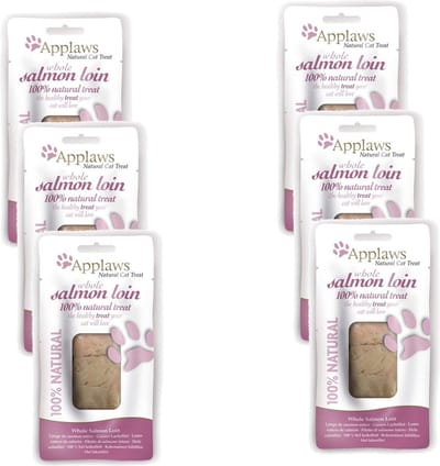 Applaws Cat Loin Salmon - Kattensnack - 6 x 30 g