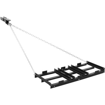 VEVOR sleepeg 122x50 cm, weideeg, weidesleep met 183 cm ketting, krachtige egaliseerhark, gegalvaniseerde stalen veldeg voor grindpaden, geschikt voor ATV's, UTV's en tractoren