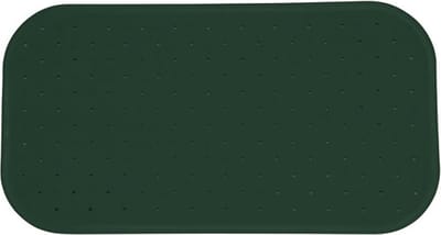 MSV Antislip Badmat - Douchemat voor Bad en Douche - Badkamermat met Antislip Onderzijde - Rubber - Groen - 36 x 76 cm
