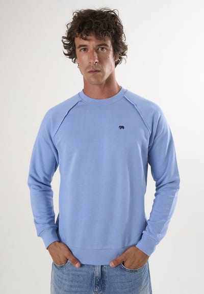 Felix Hardy Sweater Met Ronde Hals - Trui Katoen Heren Koningsblauw - L
