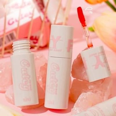 xixi - Cutey Velvet Lip Glaze - 6 Colors #06 Dark Plum - 1.5g