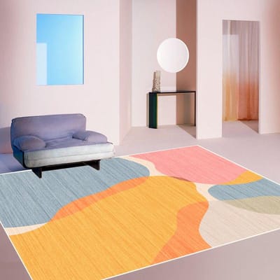 Lichte Luxe Eenvoud Roze Tapijt Woonkamer Scandinavische Stijl Creatief Minimalisme Sofa Gebiedskleden Slaapkamer Antislip Zachte Vloermatten 80*160cm