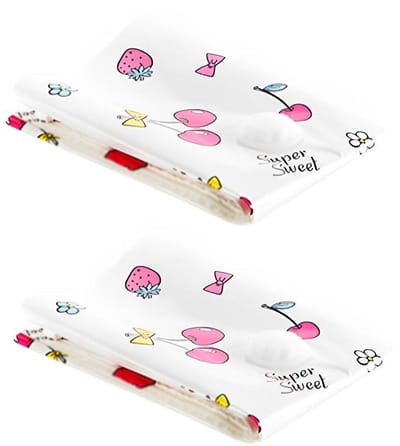 Dailygoods- Stofzuigerzakken - 2 Stuks - Opbergzakken Kleding - 60 x 80 cm - Herbruikbare Opbergzakken - Dubbele Sluiting - Ruimtebesparend