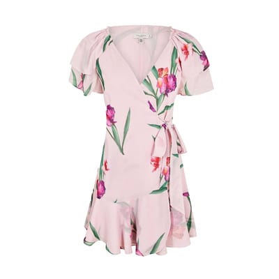 Ted Baker Dames/Dames Wikkeljurk (Roze)