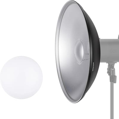 16 inch Aluminium Beauty Dish met Witte Diffuser voor Bowens Mount Studio Flitslicht en Professionele Fotografie