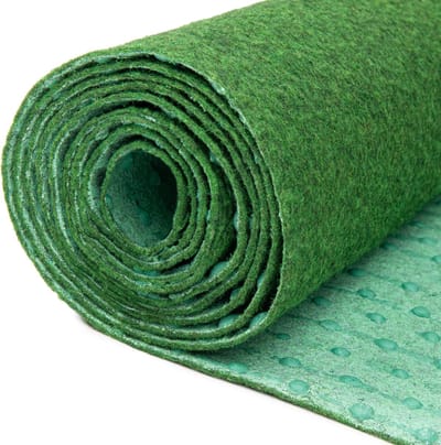 Tapiso Kunstgras Pemba Groen Grastapijt 4 mm Balkon Terras Tuin Maat- 100x1100