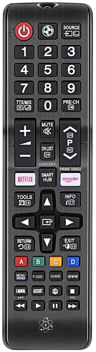 Slimtron universele afstandsbediening voor Samsung Smart TVs – met Netflix & Prime video knop - Geschikt voor alle Samsung televisies - SAM-V2