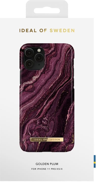 iDeal of Sweden - Apple Iphone 11 Pro/XS/X Fashion Case 232 - Golden Plum