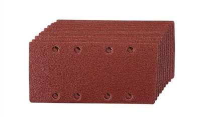 Dailygoody - Sandpaper Sheets - Schuurpapier - Perforated Sanding Plates - Rood - Schuurpads - Voor snelle materiaalverwijdering - Geschikt voor sande...