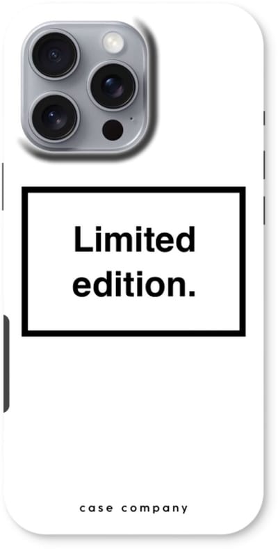 Case Company® - Hoesje geschikt voor iPhone 16 Pro Max hoesje - Limited edition - Tough Case - Maximale Bescherming alle Kanten en Schermrand
