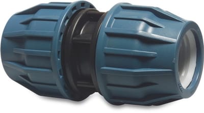 Deltafix tyleen toebehoren koppeling pp zwart / groen 16 mm naar 16 mm