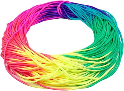 Klimtouw - Paracord koord - Buitenactiviteiten - Tie Dye stijl - 20 meter - Regenboog