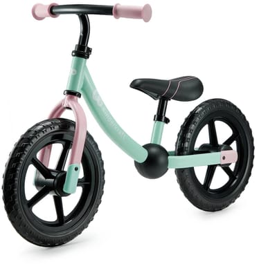 Kinderkraft 2WAY NEXT OFF ROAD Loopfiets - Voor Kinderen vanaf 2 Jaar - Grote EVA-wielen, Verstelbaar Stuur & Zadel - Mintgroen
