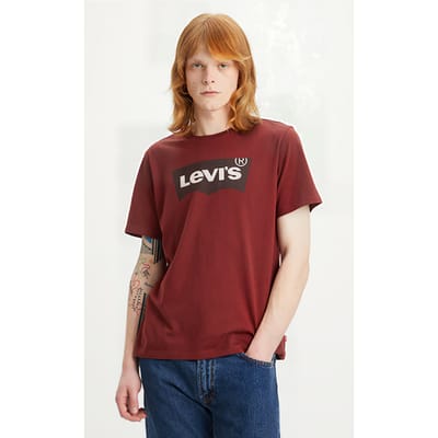 Levi's Graphic Printed T-shirt Red Size: S | Printed T-Shirts Outlet | Heren | Rood
