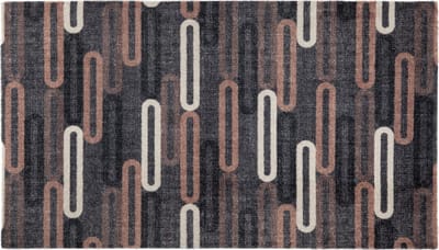 MD Entree - Design mat - Universal - Chains Taupe - Vloerkleed - Antislip - Machine wasbaar - 67 x 120 cm