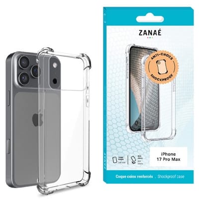 Zanaé – Backcover – iPhone 17 Pro Max – Transparant