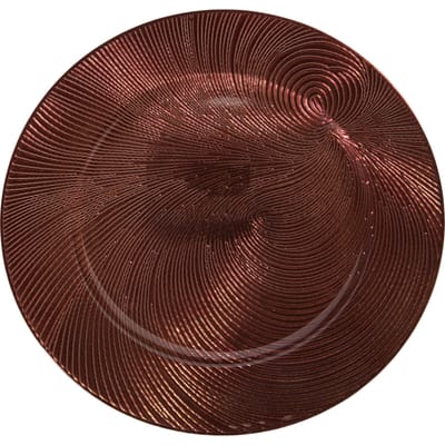 Onderbord bruin met gouden glitter