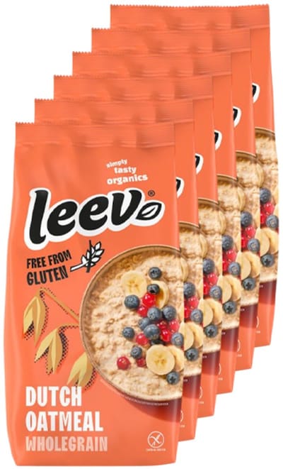 Leev® Bio | Glutenvrije Havermout | 6 stuks | 6 x 450 gram