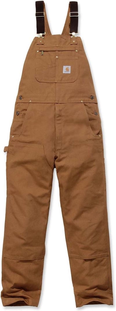 Carhartt Relaxed fit Duck Bib Overall - Carhartt Brown - W36/L30