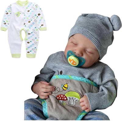 Peuter pop - Levensgrote baby - Cadeau geven - Handgeschilderd ontwerp - 19 inch - Meisjes